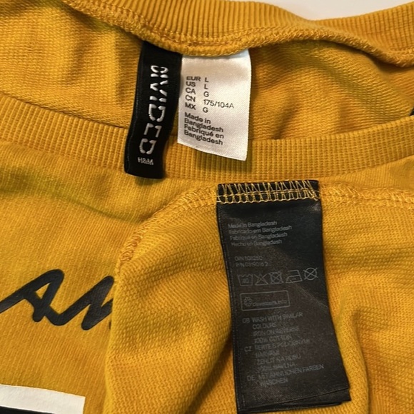 Divided H&M mustard sweatshirt 🌼 - Picture 4 of 4